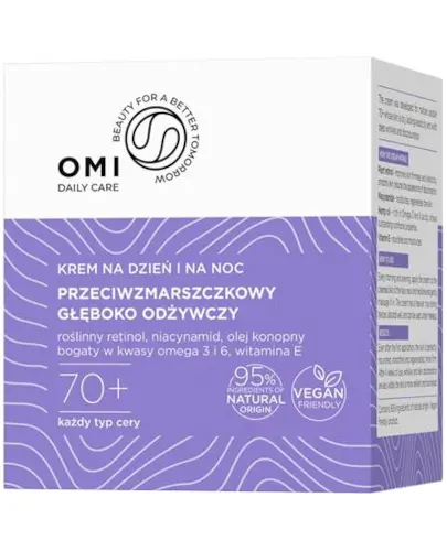 OMI Krem przeciwzmarszczkowy głęboko odżywczy dzień/noc 70+ każdy typ cery 50 ml zdjęcie