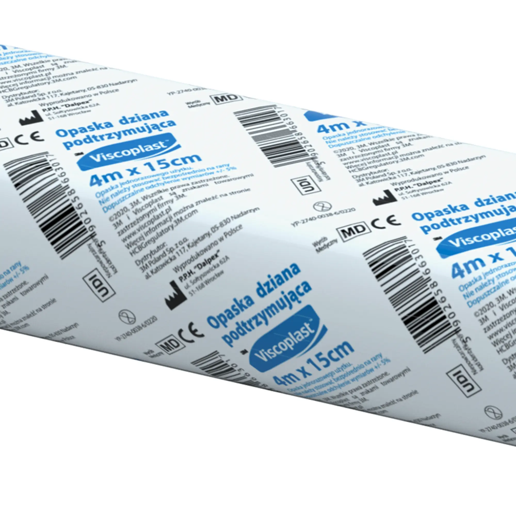 Viscoplast opaska podtrzymująca dziana 4m x 15cm 1 sztuka