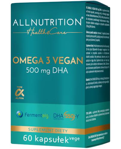Allnutrition Health & Care Omega 3 Vegan 500 mg DHA, 60 kapsułek zdjęcie