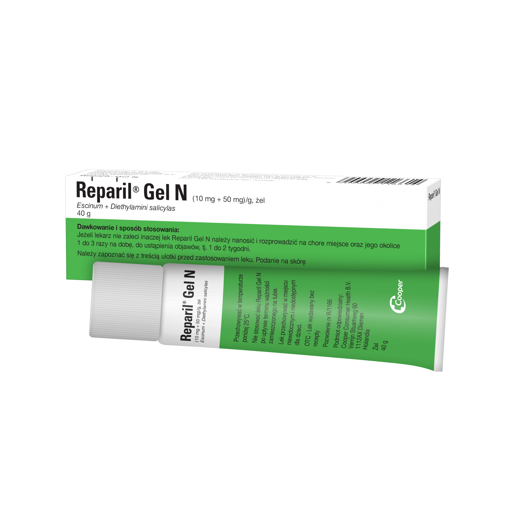 Reparil Gel N żel, 40 g zdjęcie