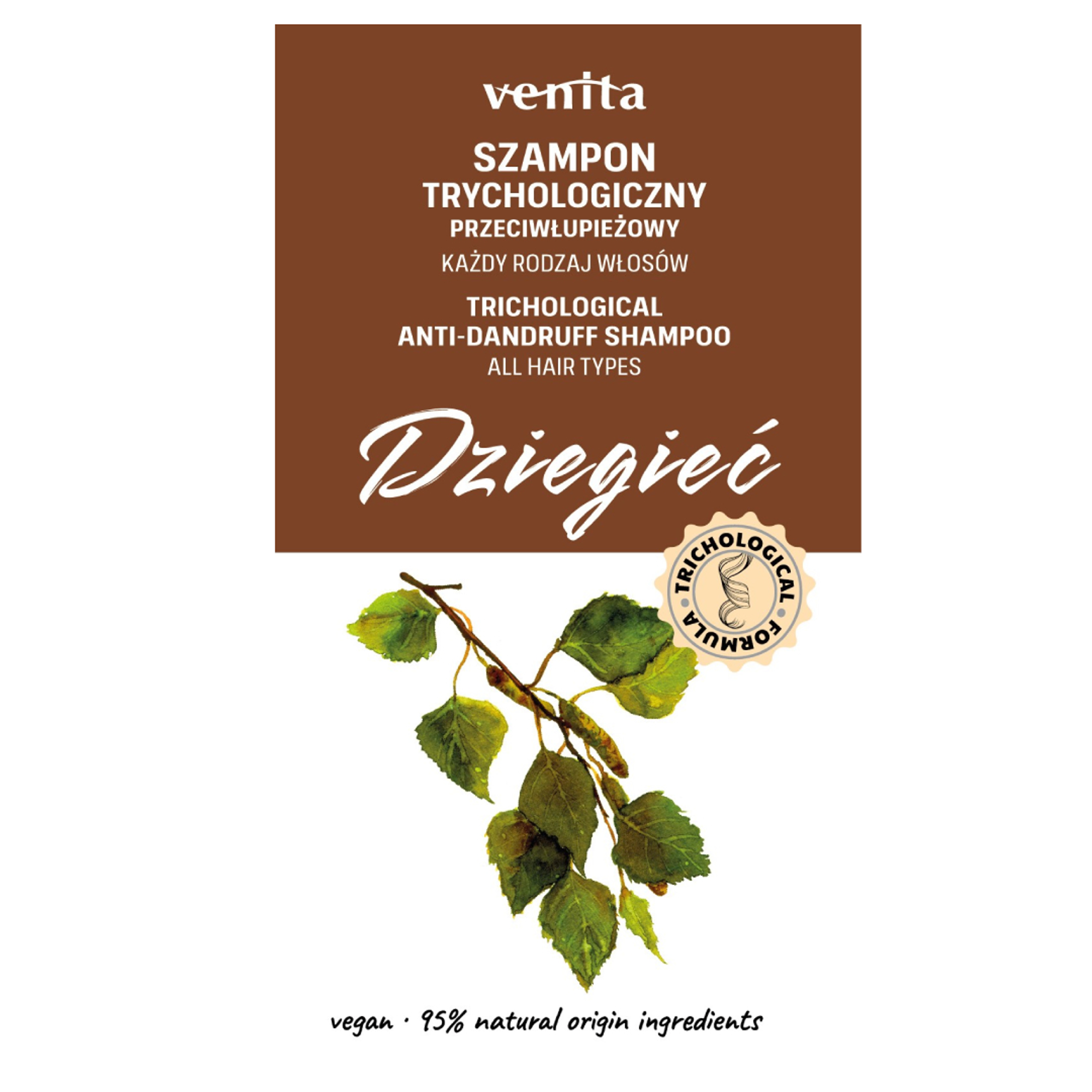 Venita Trycho, szampon Dziegieć przeciwłupieżowy, 300 ml zdjęcie