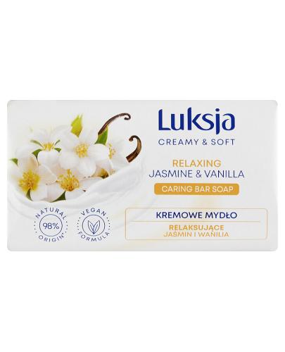 Luksja Creamy&Soft Kremowe Mydło w kostce Jaśmin i Wanilia, 90 g, cena, wskazania, opinie zdjęcie
