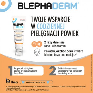 Blephaderm łagodzący krem na powieki i okolice oczu 40 ml