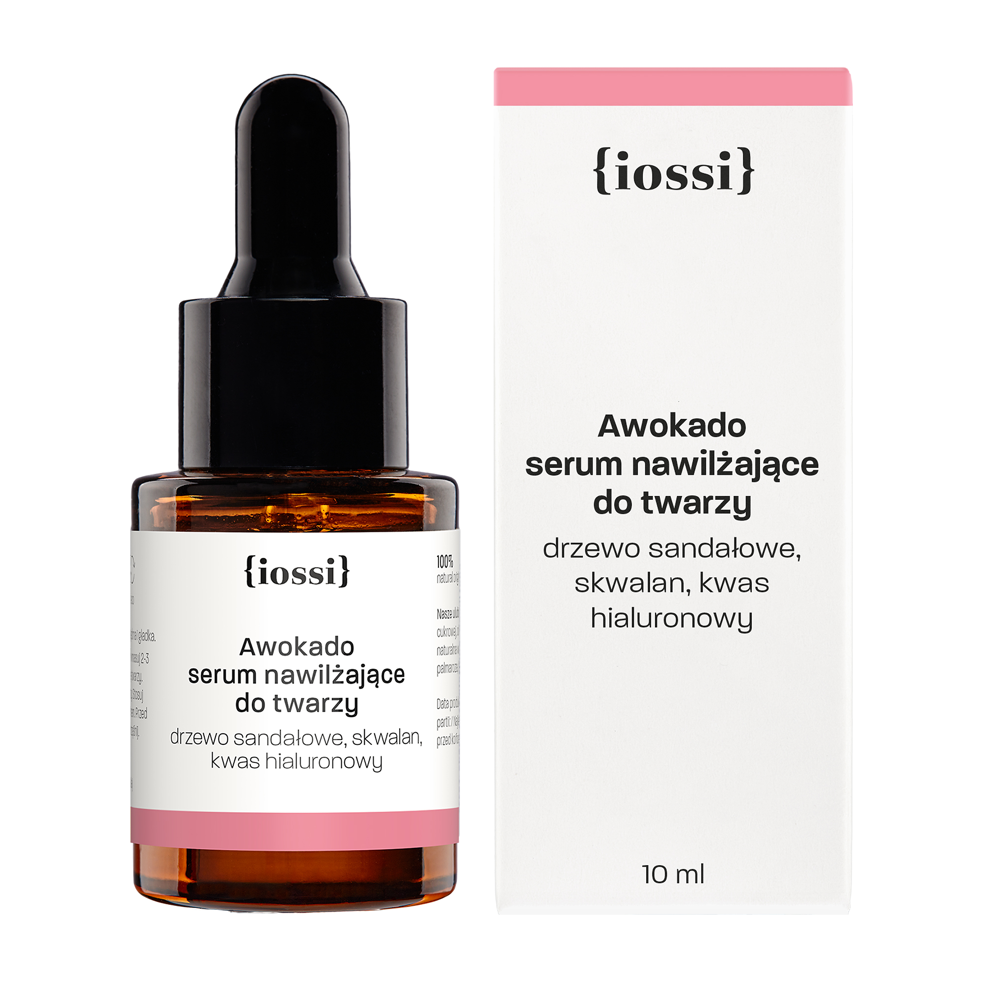 Iossi Awokado Serum nawilżające do twarzy, 10 ml