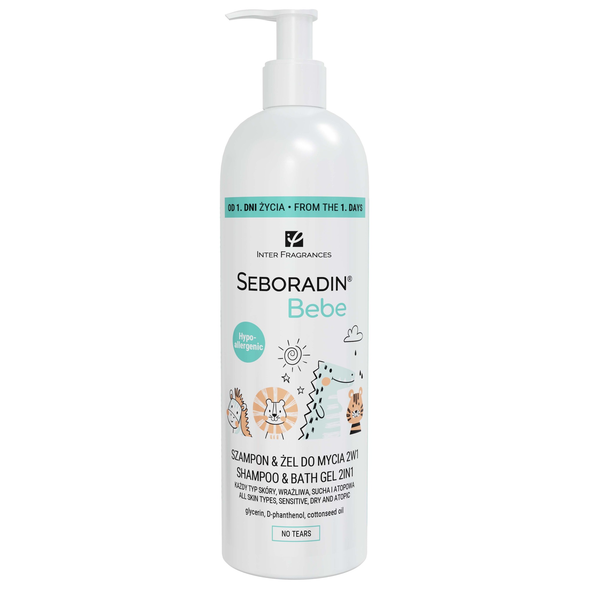 Seboradin Bebe Szampon & żel do mycia 2w1 500 ml zdjęcie