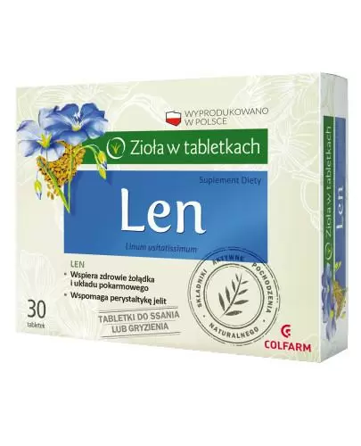 Colfarm Len 30 tabletek do ssania zdjęcie