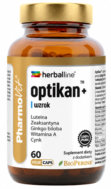 PharmoVit Herballine Optikan, 60 kapsułek zdjęcie