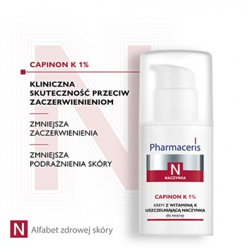 Pharmaceris N Capinon K 1% krem z witaminą K uszczelniającą naczynka 30 ml