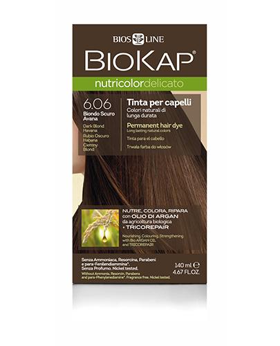 BioKap Nutricolor Delicato Farba do włosów 6.06 Ciemny Blond - 140 ml zdjęcie