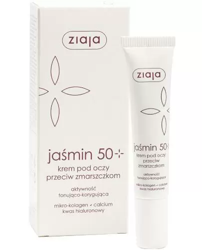 Ziaja Jaśmin 50+ krem pod oczy przeciw zmarszczkom 15 ml zdjęcie