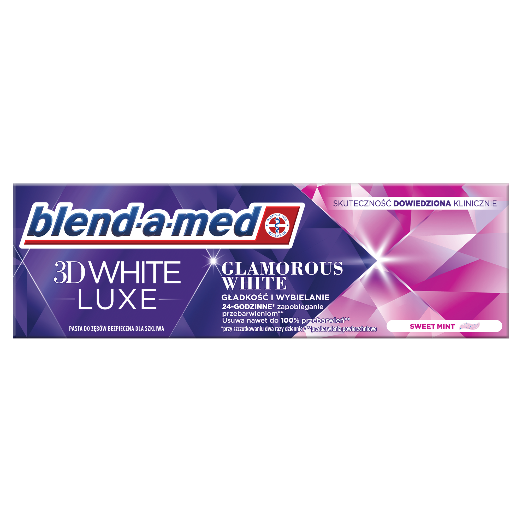 Blend-a-med Pasta 3D White Luxe Glamorous White, 75 ml zdjęcie