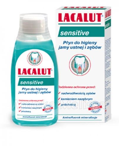 LACALUT SENSITIVE Płyn do płukania jamy ustnej - 300 ml - cena, stosowanie, opinie  zdjęcie