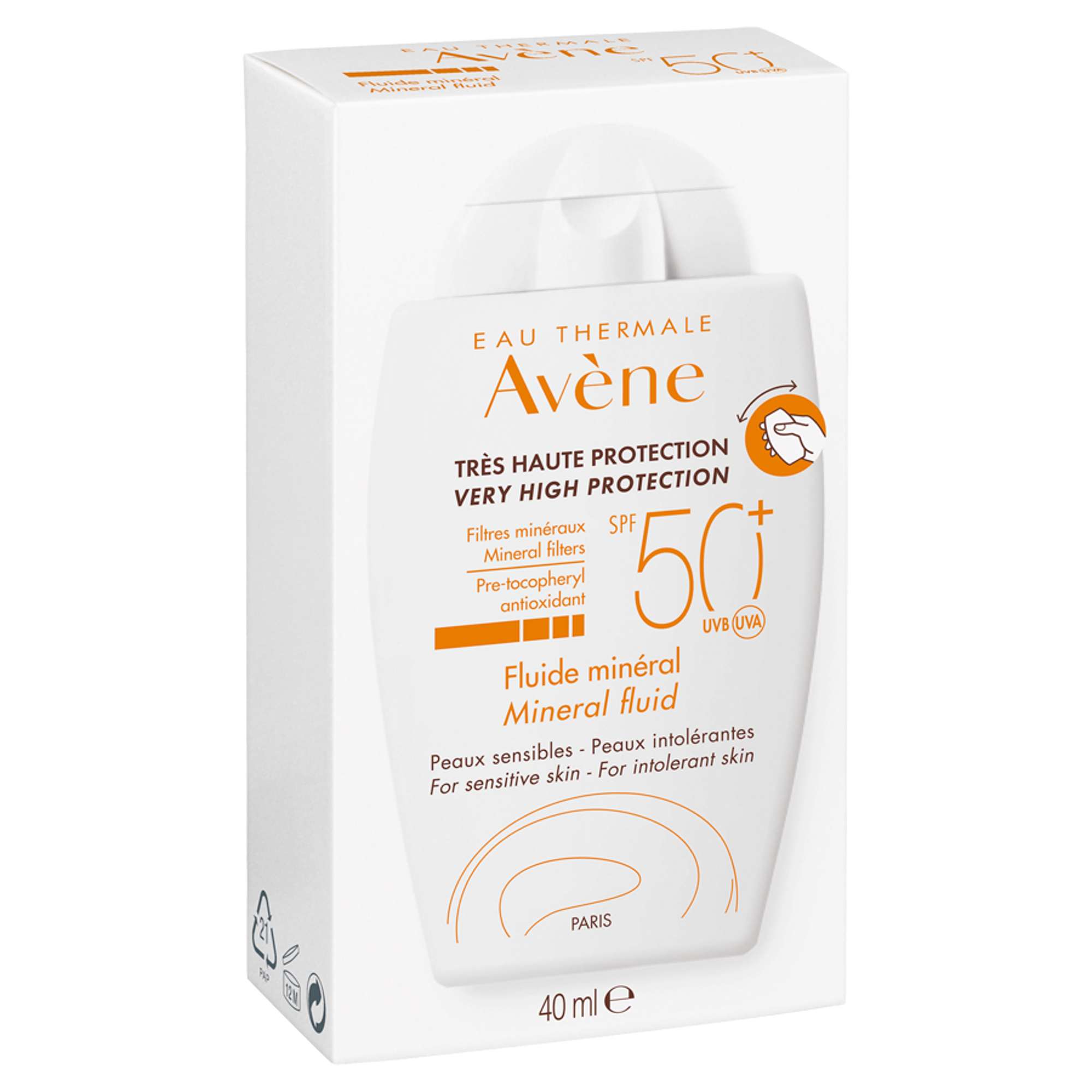 Avene, Fluid mineralny SPF 50+, 40 ml zdjęcie