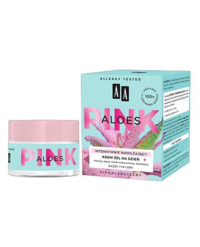 AA Aloes Pink intensywnie nawilżający krem-żel na dzień 50 ml zdjęcie