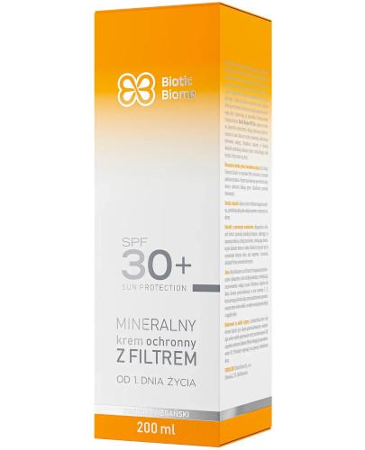Biotic Biome Mineralny krem z filtrem SPF 30+ 200 ml zdjęcie
