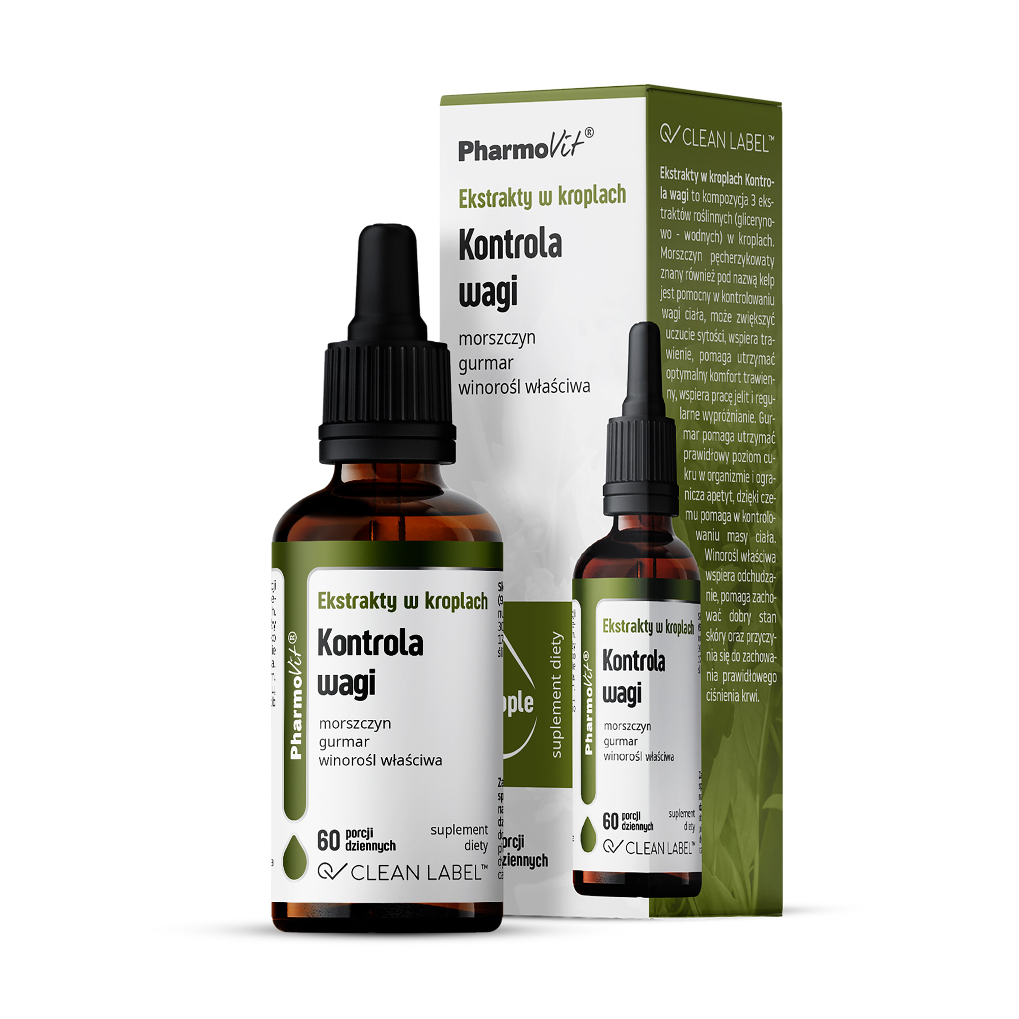 Pharmovit Ekstrakty w kroplach Kontrola wagi, 30 ml  zdjęcie