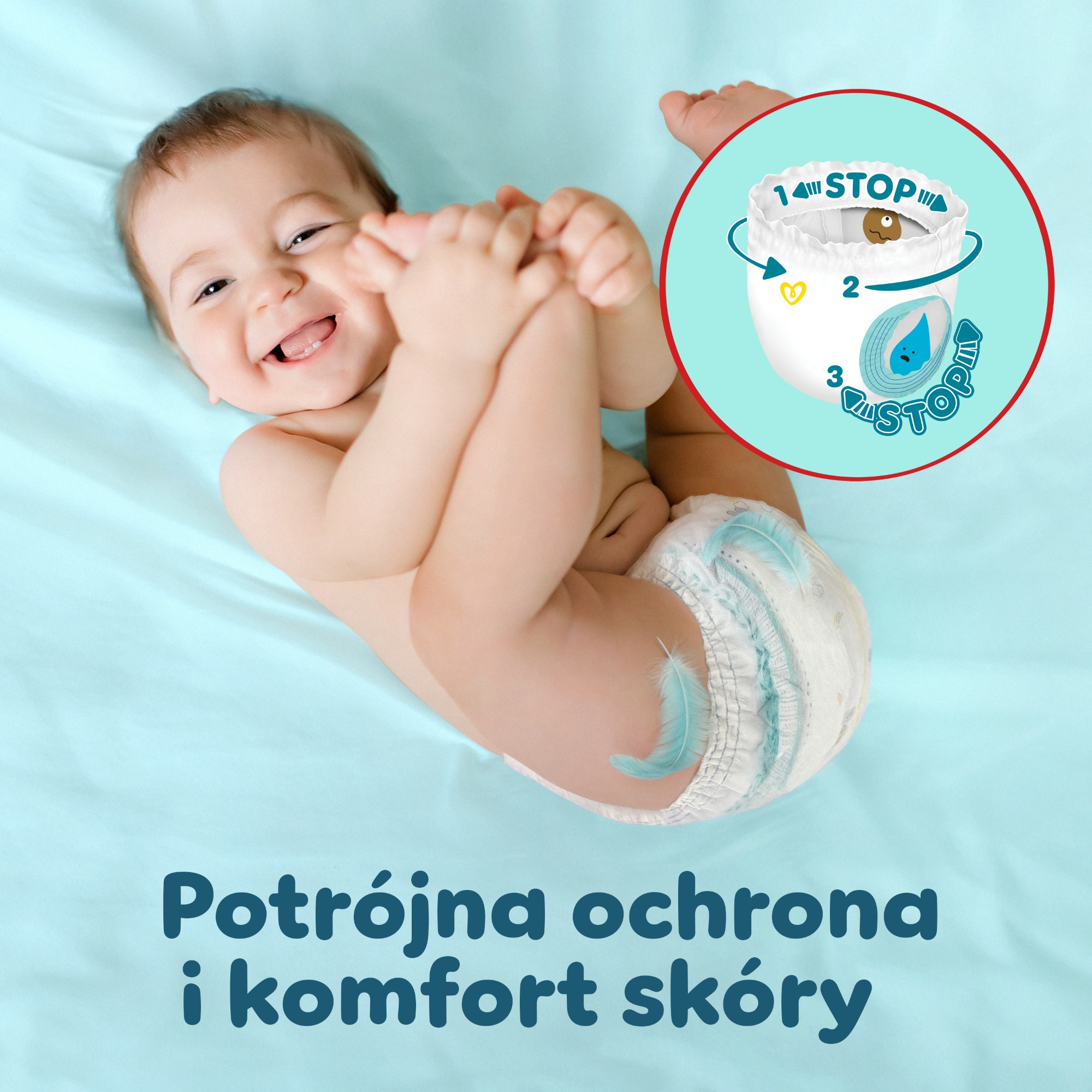 Pampers Premium Care Pieluchomajtki, rozmiar 5, 11-17 kg, 102 sztuki