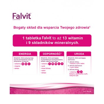 Falvit, tabletki drażowane dla kobiet, 60 sztuk