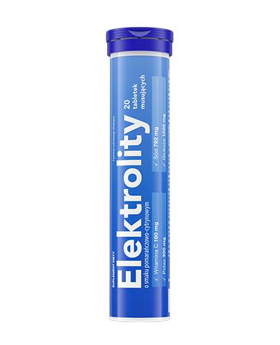 Panawit Elektrolity musujące Smak pomarańczowo - cytrynowym, 20 tabletek musujących  zdjęcie