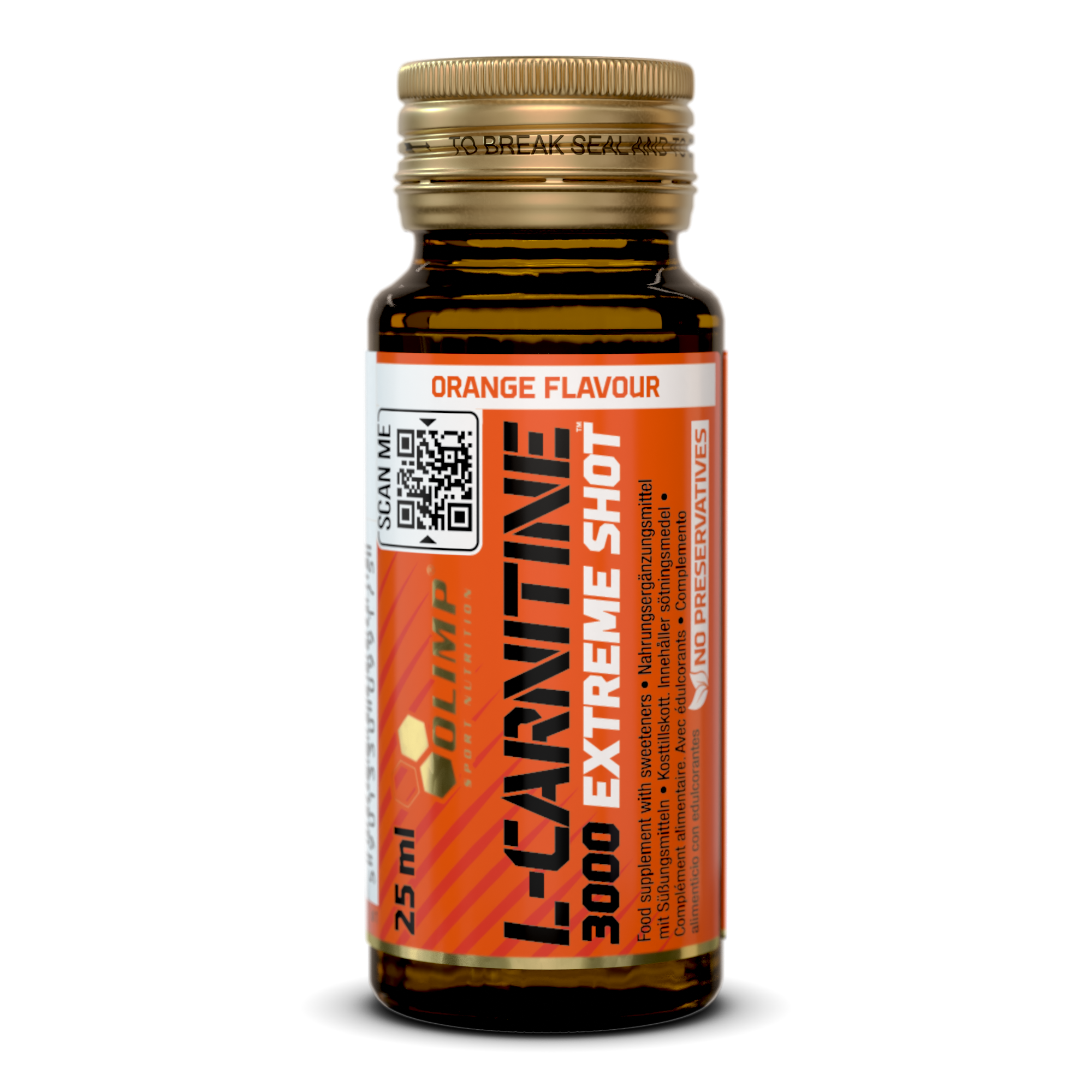 Olimp, L-Carnitine 3000 Extreme Sok Shot, smak pomarańczowy, 25 ml zdjęcie