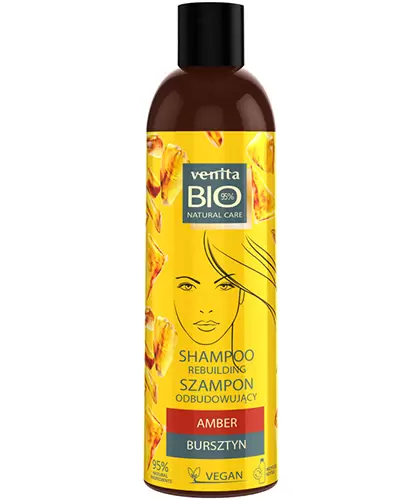 Venita Bio wegański szampon odbudowujący do włosów bursztyn 300 ml zdjęcie