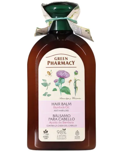 Green Pharmacy Balsam przeciw wypadaniu włosów olej łopianowy 300 ml zdjęcie