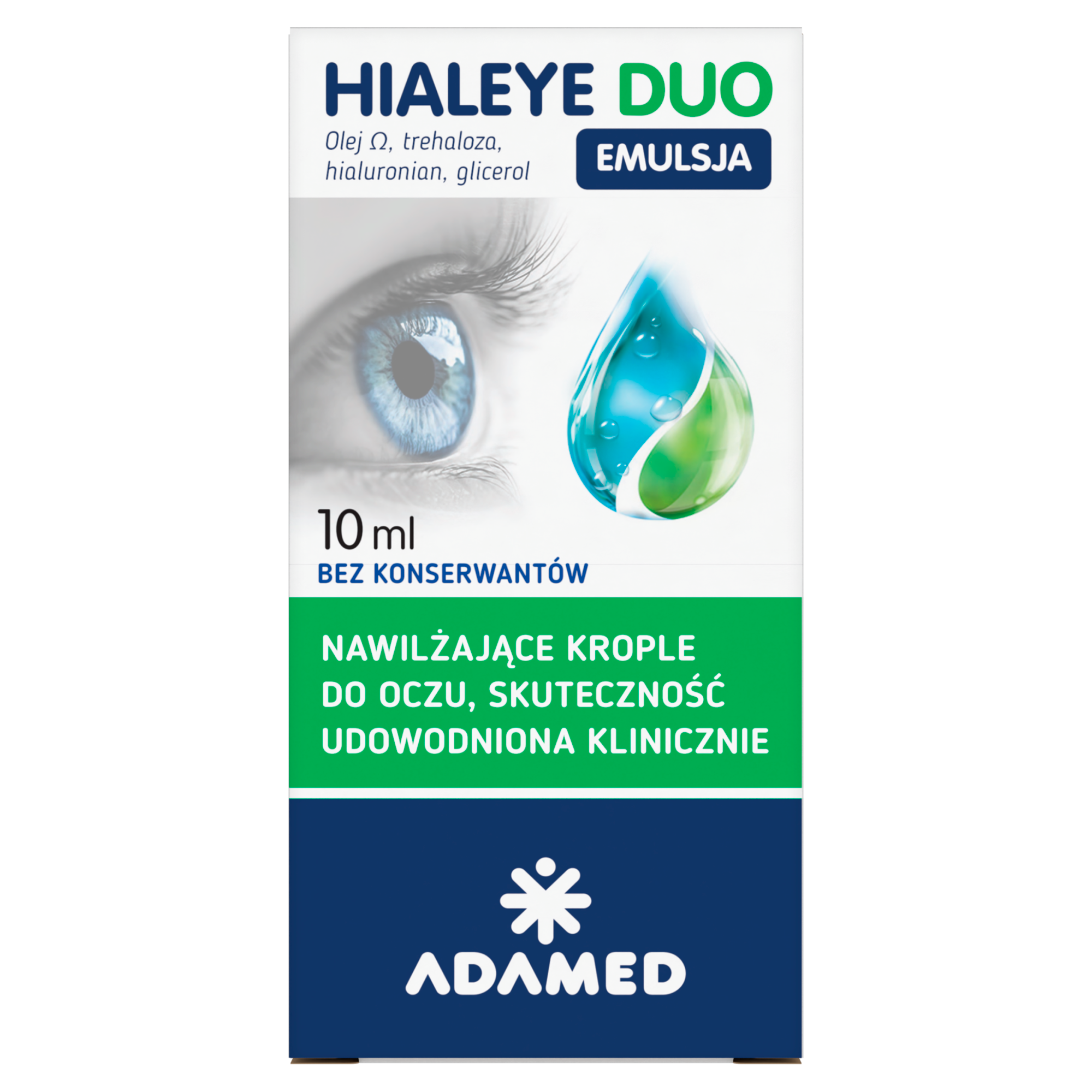 Hialeye Duo Emulsja nawilżające krople do oczu 10 ml zdjęcie