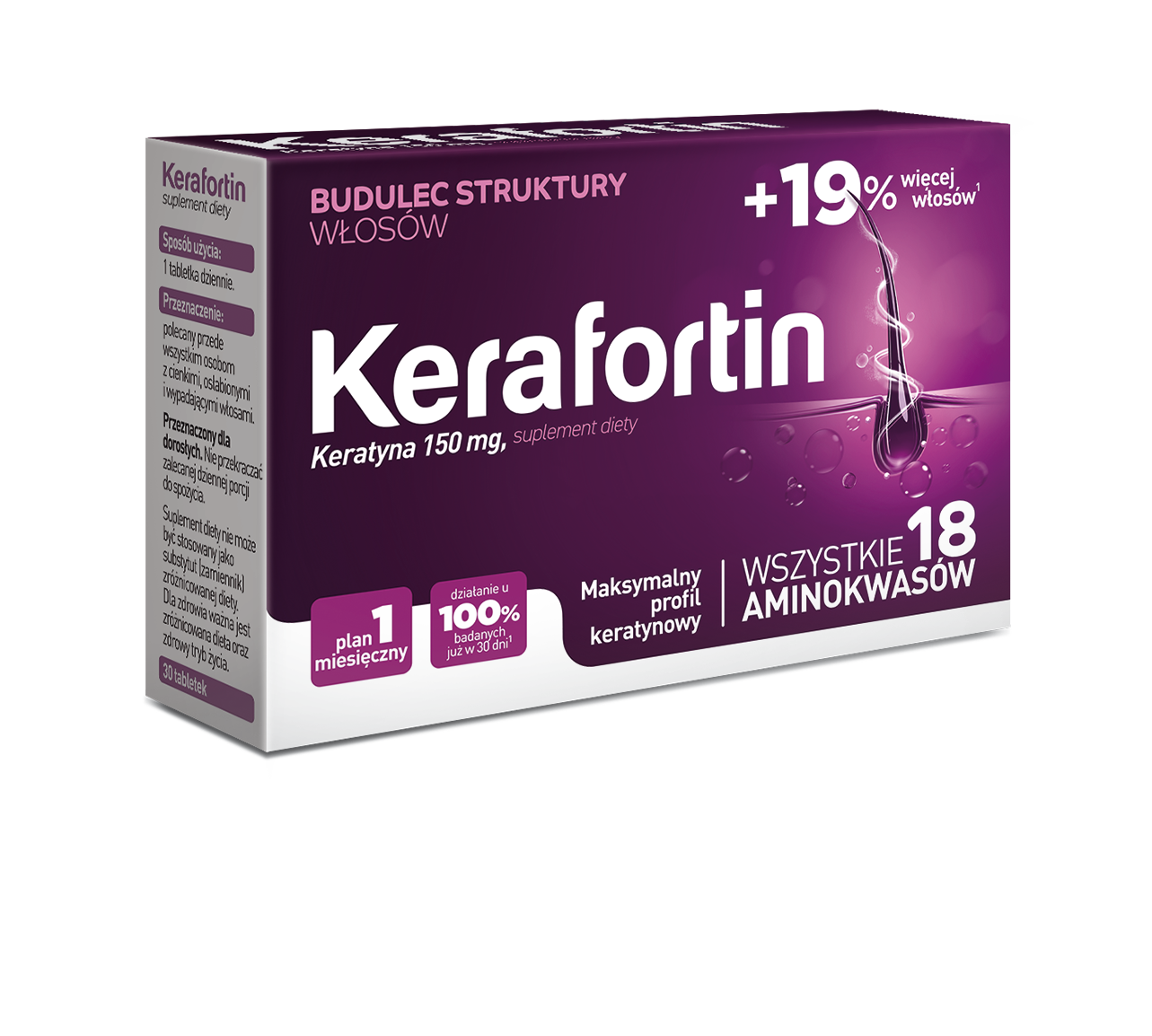 Kerafortin, tabletki, 30 sztuk zdjęcie