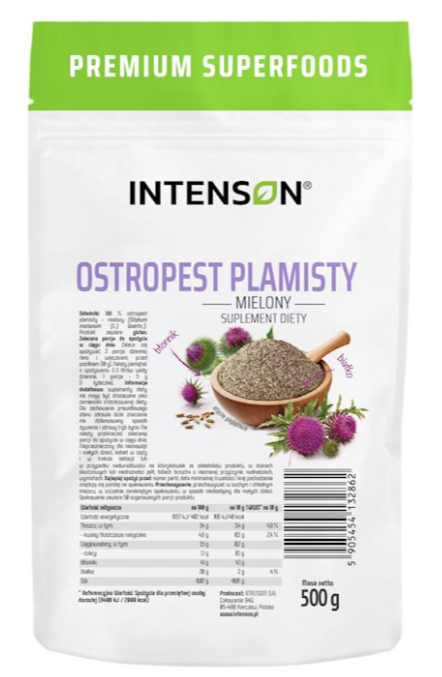 Intenson Ostropest plamisty mielony, 500 g