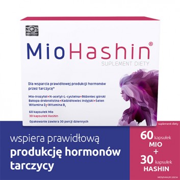 MioHashin, 60 kapsułek Mio + 30 kapsułek Hashin