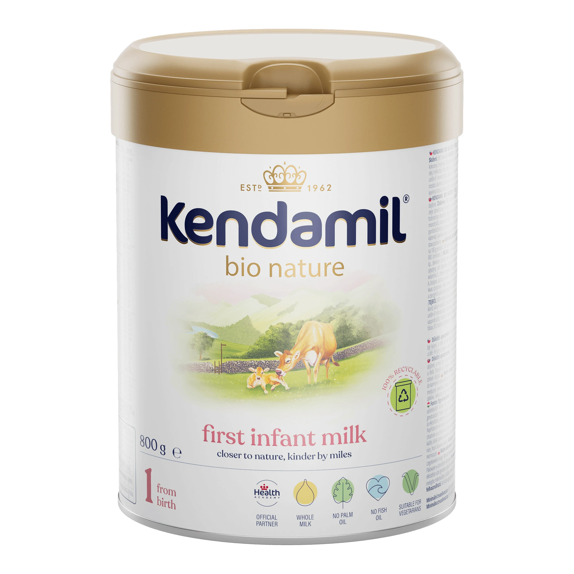 Kendamil BIO Nature 1, mleko w proszku 800 g zdjęcie