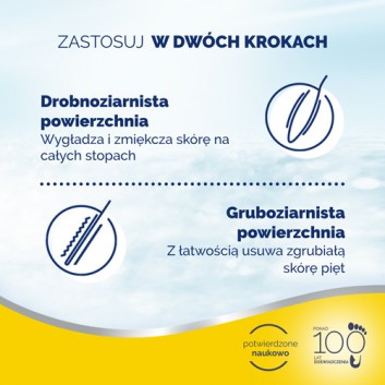 Scholl pilnik dwustronny wygładzający do stóp 1 sztuka