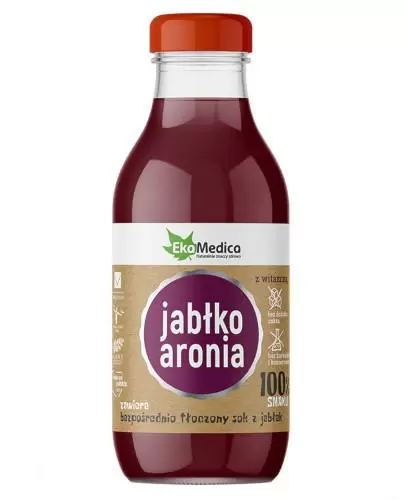 EkaMedica Sok jabłko aronia 300 ml zdjęcie