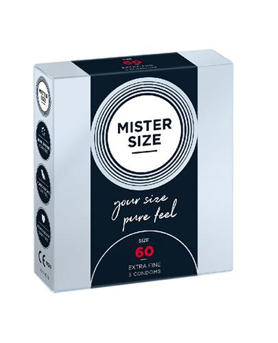 Mister Size Prezerwatywy 60 mm, 3 szt., cena, opinie, wskazania zdjęcie