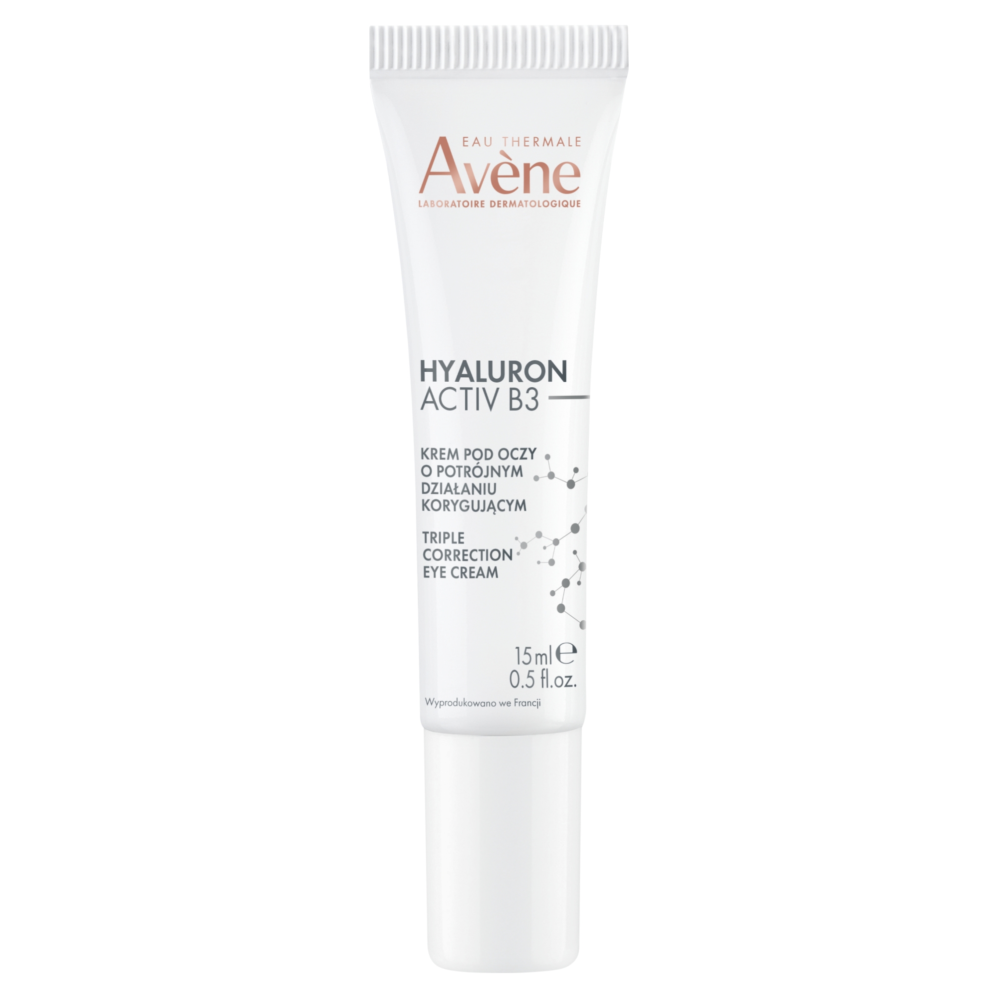 Avene Hyaluron Activ B3 Krem pod oczy o potrójnym działaniu korygującym 15 ml