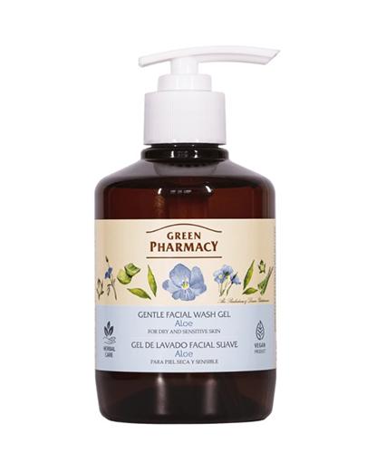 Green Pharmacy Delikatny żel do mycia twarzy Aloes, 270 ml zdjęcie