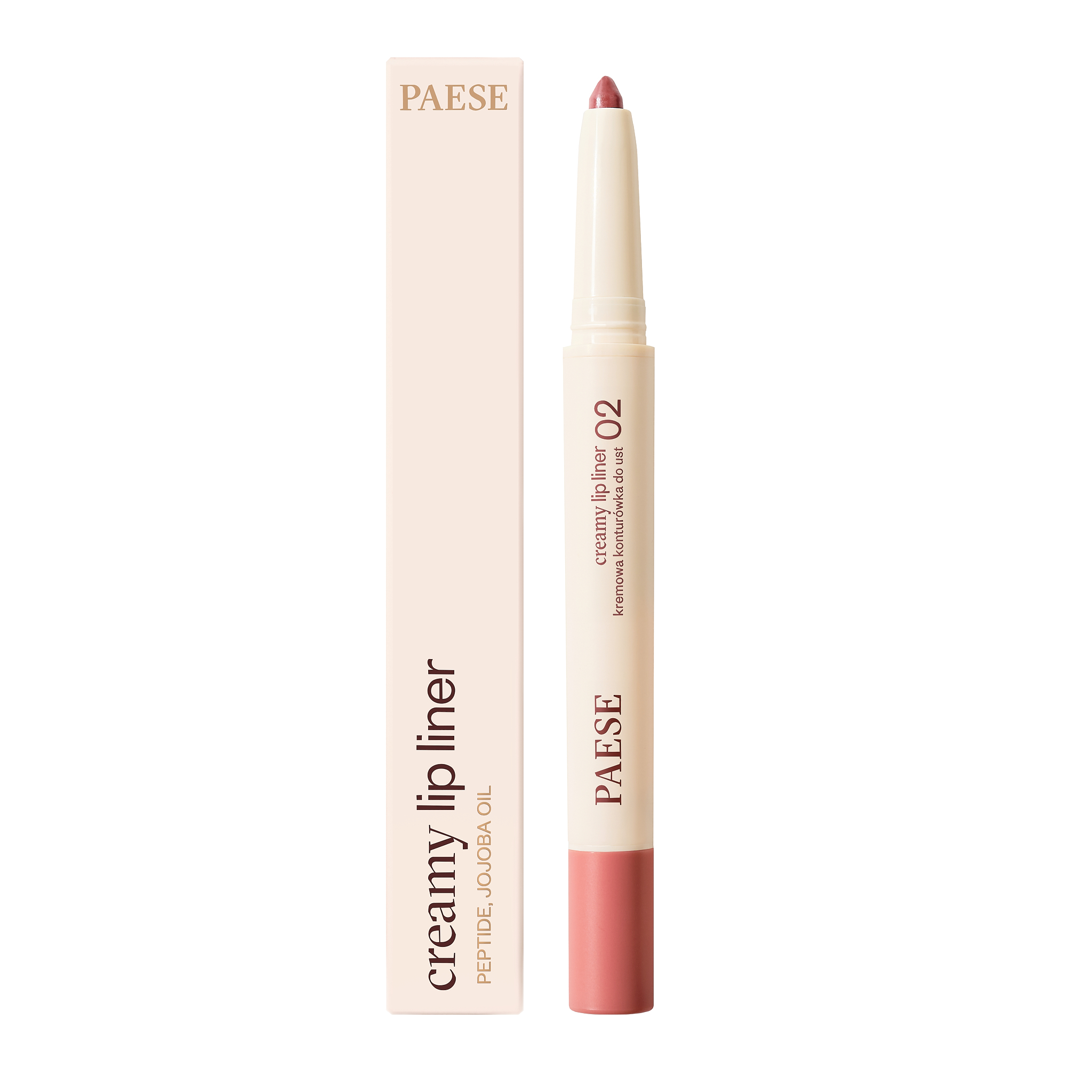Paese Kremowa konturówka do ust 02 Blush Crush, 0,6 g
