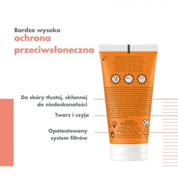 AVENE  Cleanance Bardzo wysoka ochrona przeciwsłoneczna SPF50+, 50ml