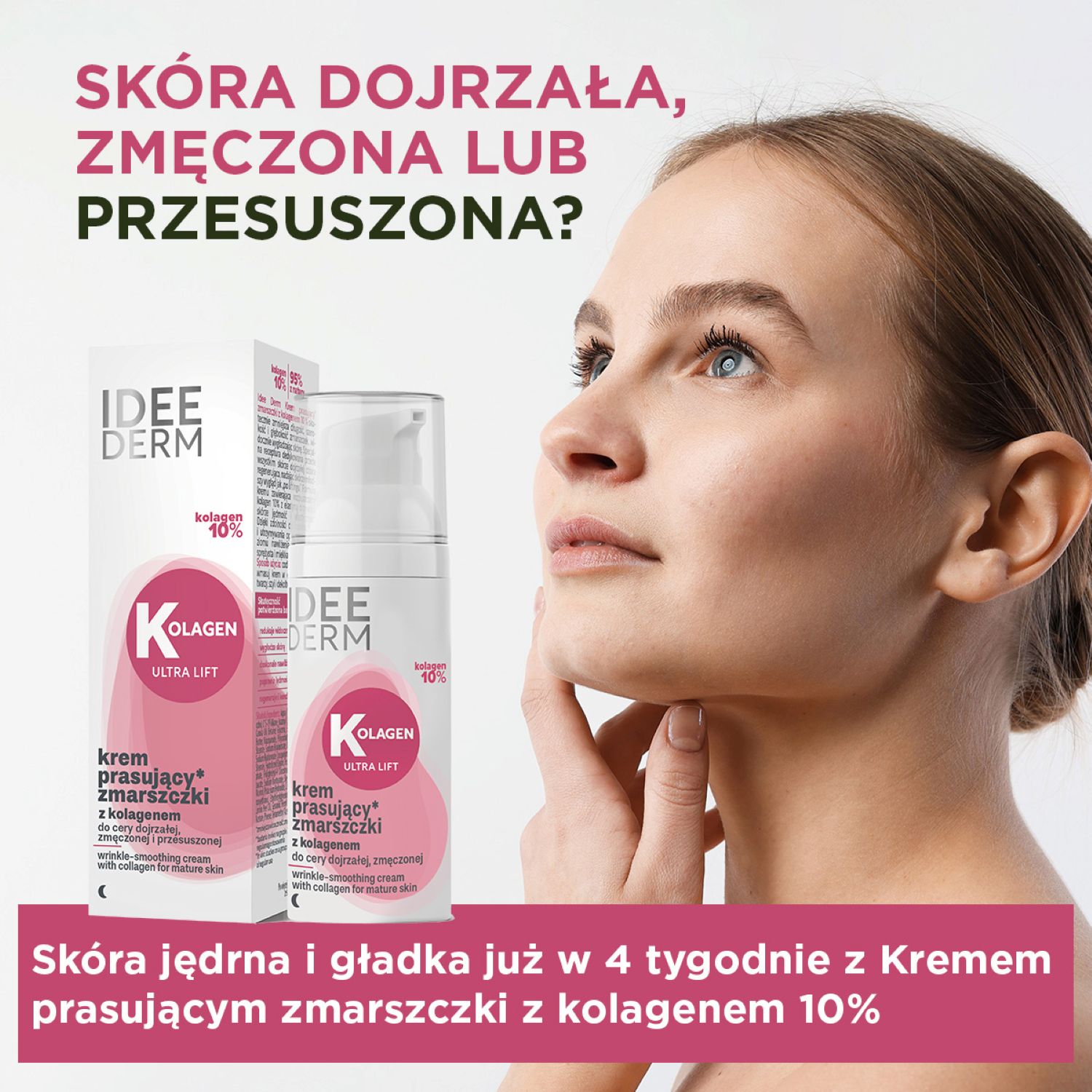 Idee Derm Krem prasujący zmarszczki z kolagenem 10%, 50 ml