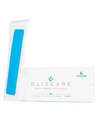 Blizcare medyczny silikonowy plaster na blizny 15 cm x 4 cm 5 sztuk zdjęcie