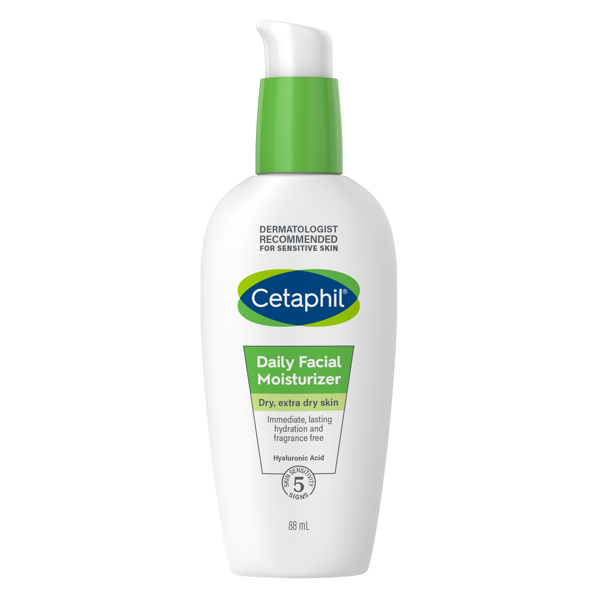Cetaphil, krem nawilżający do twarzy na dzień z kwasem hialuronowym, 88 ml zdjęcie
