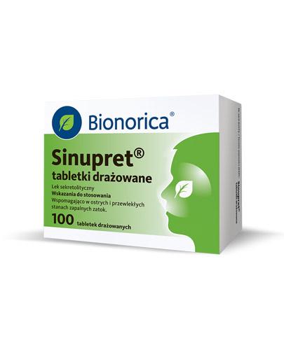 Sinupret, tabletki drażowane, 100 sztuk zdjęcie