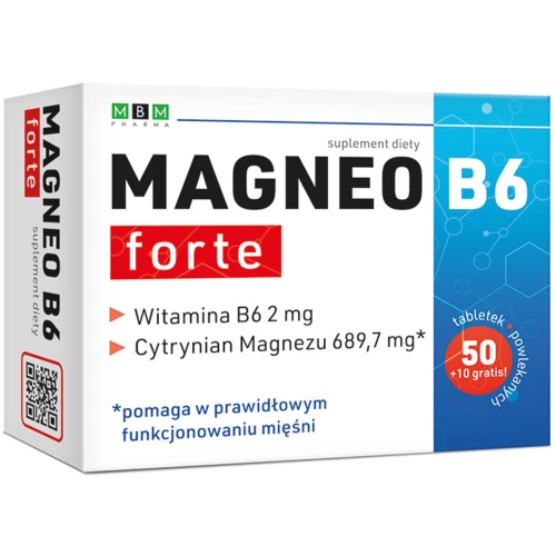 MBM Pharma Magneo B6 forte, 60 tabletek zdjęcie