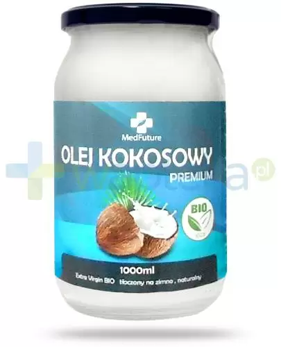 MedFuture Olej kokosowy Extra Virgin Bio 1000 ml zdjęcie