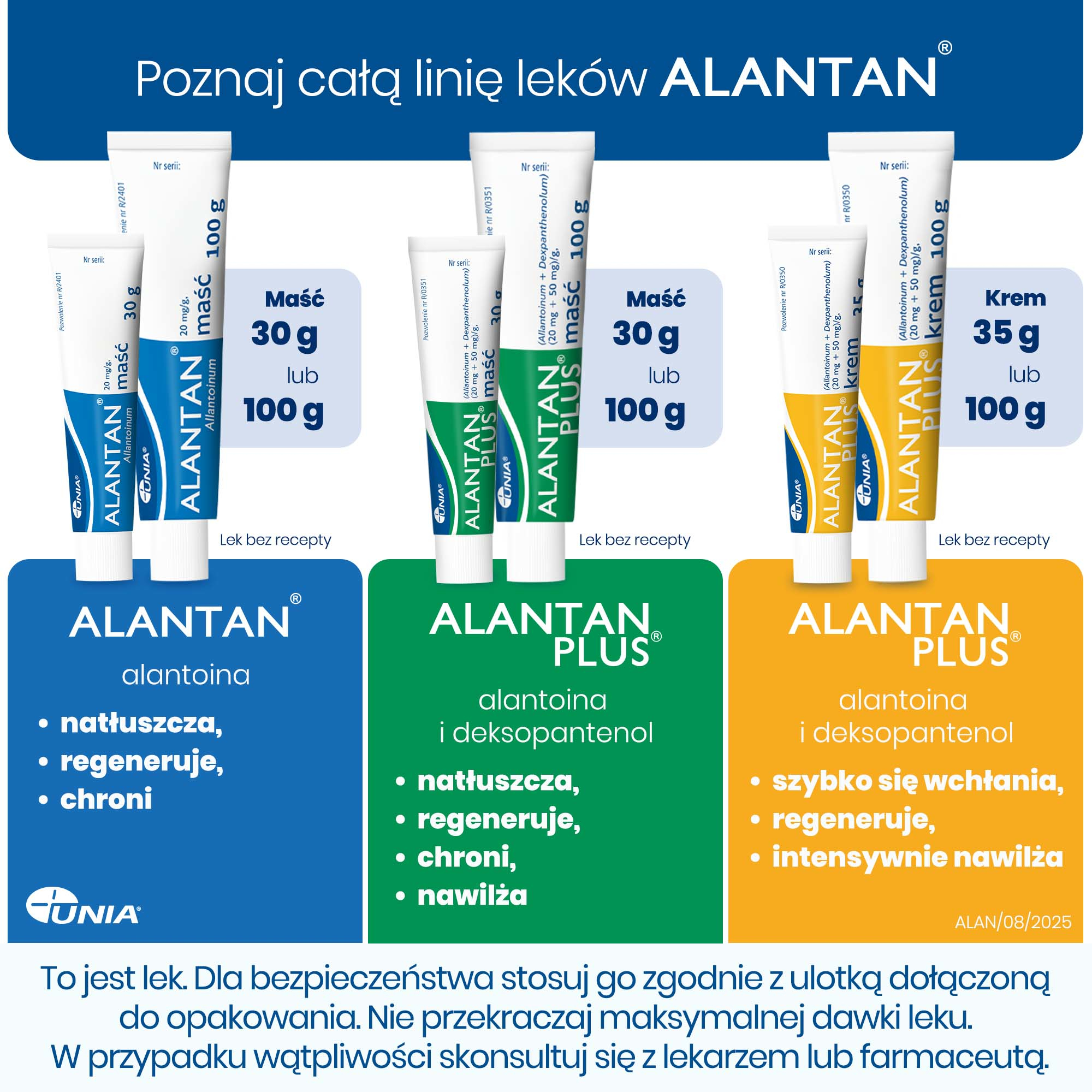 Alantan Plus (20 mg + 50 mg)/g, krem, 35 g