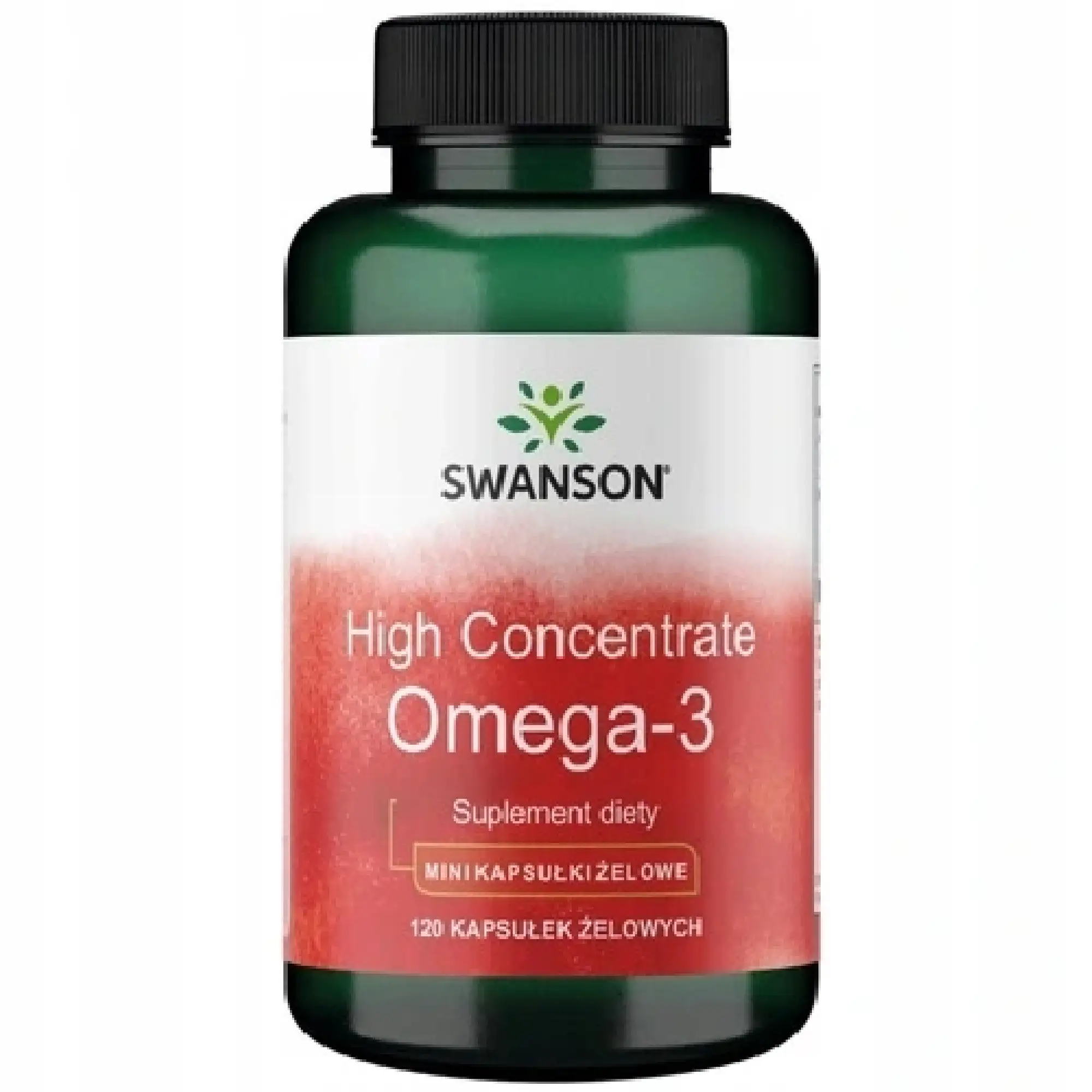 Swanson High Concentrate Omega-3, 120 kapsułek