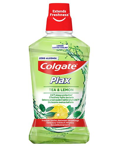 Colgate Plax Tea & Lemon Płyn do płukania jamy ustnej, 500 ml, cena, opinie, wskazania zdjęcie