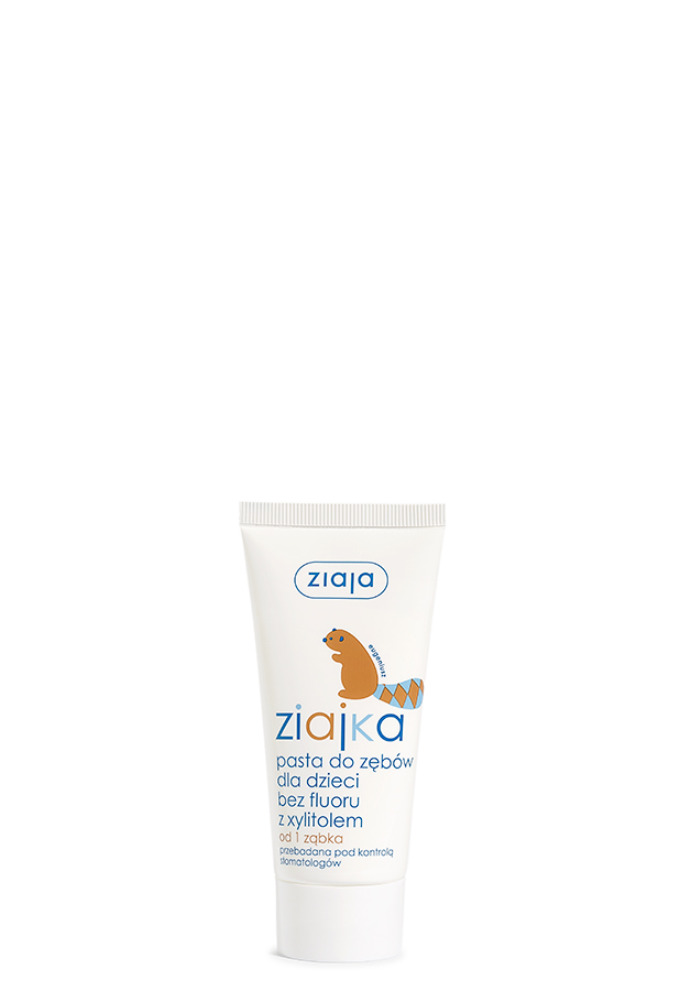 Ziaja Ziajka pasta do zębów dla dzieci bez fluoru z xylitolem 50 ml zdjęcie