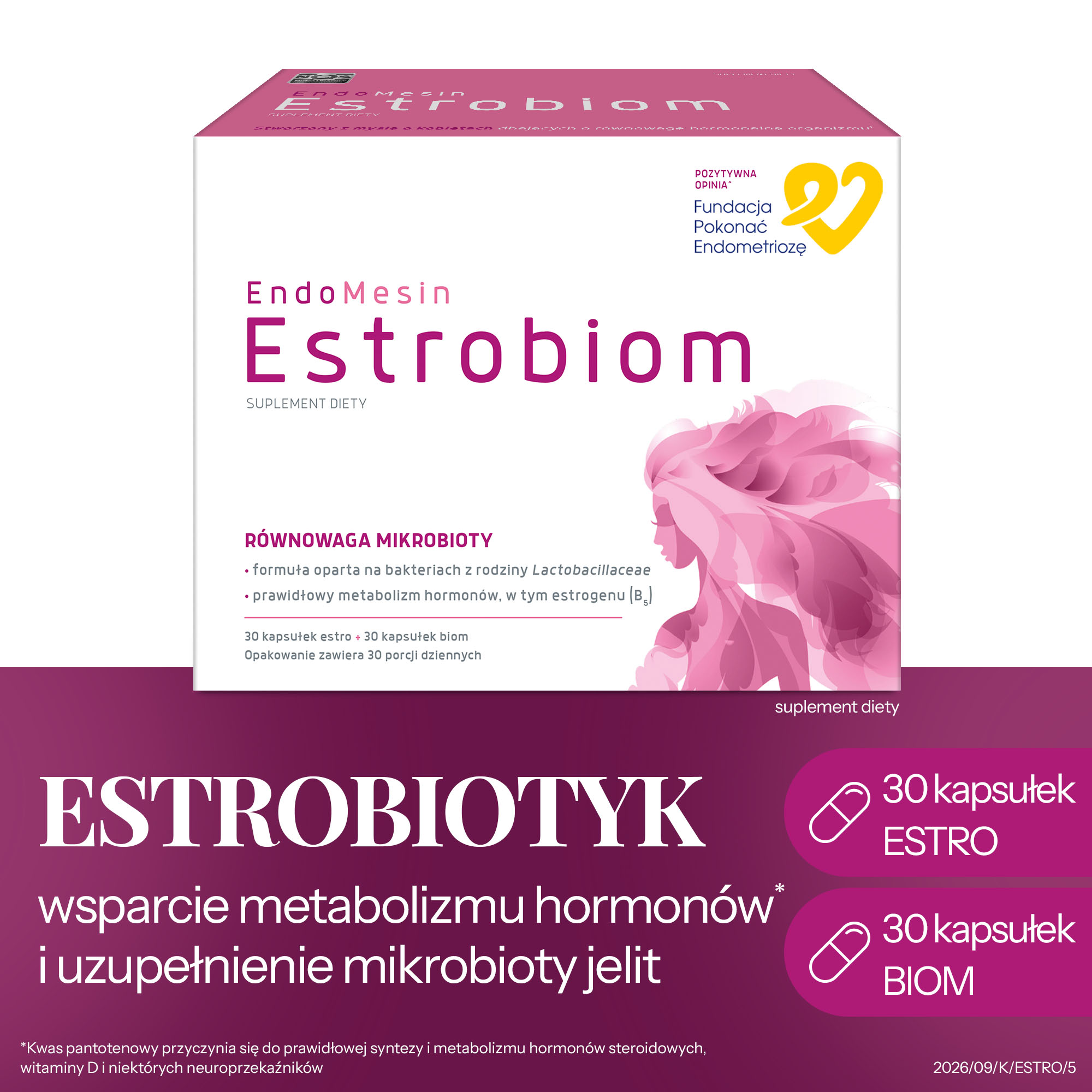 EndoMesin Estrobiom, kapsułki, 60 sztuk