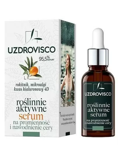 Uzdrovisco Roślinnie aktywne serum na promienność i nawodnienie cery Rokitnik i Mikroalgi - 30 ml - cena, opinie, właściwości zdjęcie